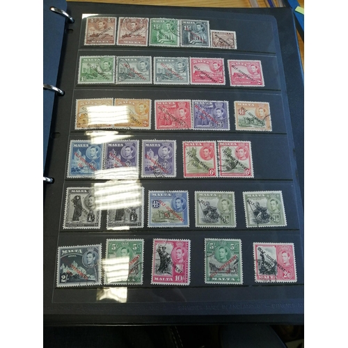 2 - QV-QEII mint & used coln of British Europe in 3 vols, incl Cyprus 1912-15 vals to 18pi FU, 1921-33 v... 