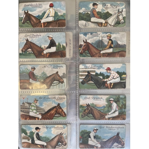 6 - Coln. of complete and part sets in mixed condition in 11 albums incl. Anstie 1922 Racing (series 1 a... 