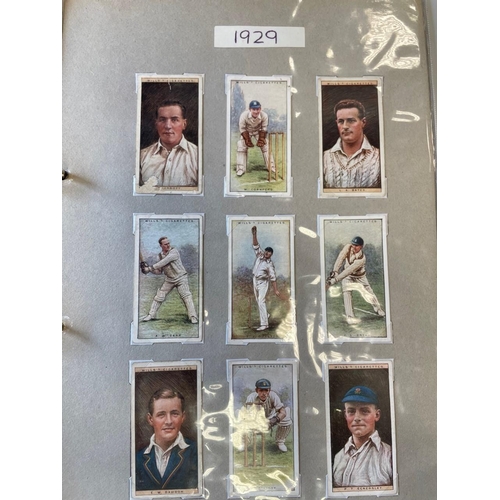 10 - Wills. coln. of mainly complete cricket sets in 2 albums in variable cond. incl. 1896 Cricketers (3)... 