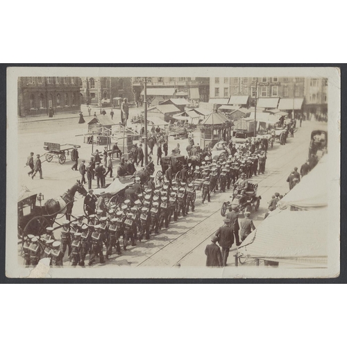 102 - Misc. coln. of mainly subject cards but RPs noted of Allerton Festival and early Naval procession in... 