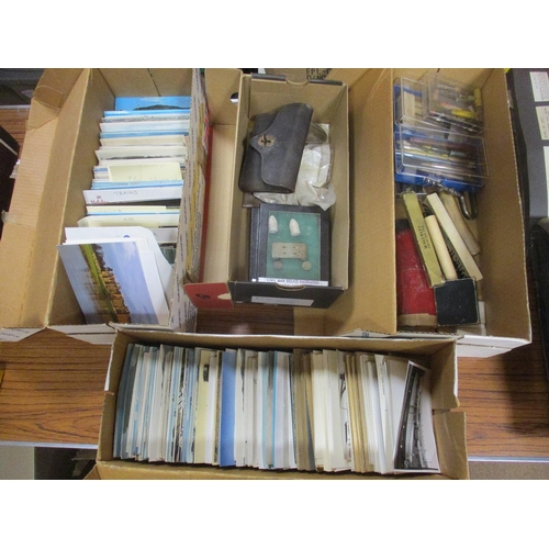 229A - Accumulation of part sorted mixed collectables, with ranges various world stamps, postcards, cigaret... 