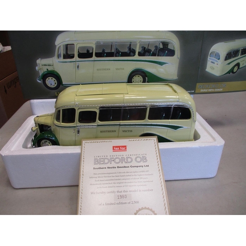 382 - Sun Star. 1/24 Scale Bedford OB Duple Vista Coaches with 1949 JUO 608 Grey Cars Ltd No 5006, No 914/... 