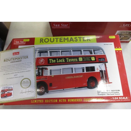 388 - Sun Star. 1/24 Scale Routemaster Buses with RM 1933 - ALD933B No 2909 50th Anniversary of London Tra... 