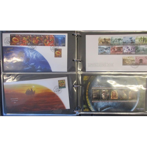 227 - New Zealand. c1980s-2006 coln of FDCs, all apparently with matching commen and defin sets inside UM.... 