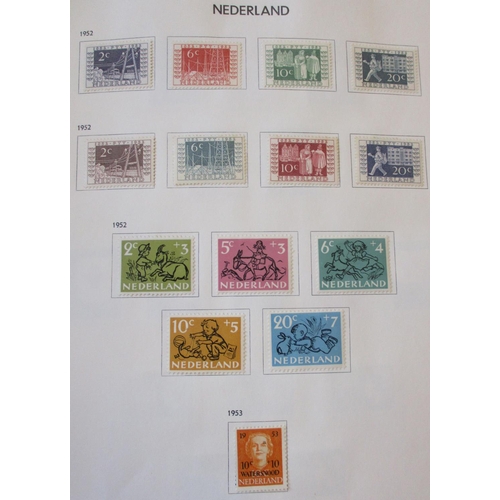 308 - Netherlands. Early to modern coln in illus Davo album incl 1906 Anti-TB set U, 1928 Olympics set U, ... 