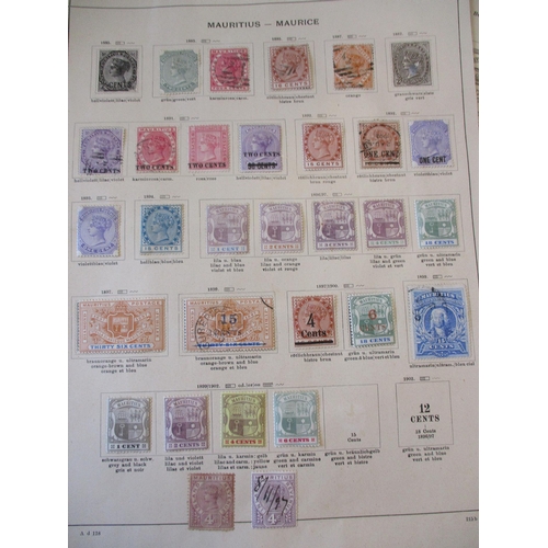 130 - British Commonwealth. Small useful range on loose leaves incl Gambia early vals, and 1909 set to 3s ... 