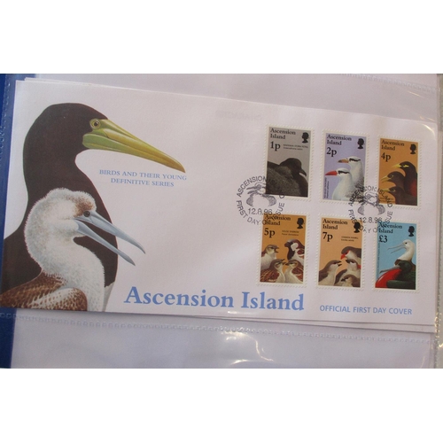 163 - Ascension. 1968-2019 modern coln in three binders and smaller cover binder incl useful modern UM set... 