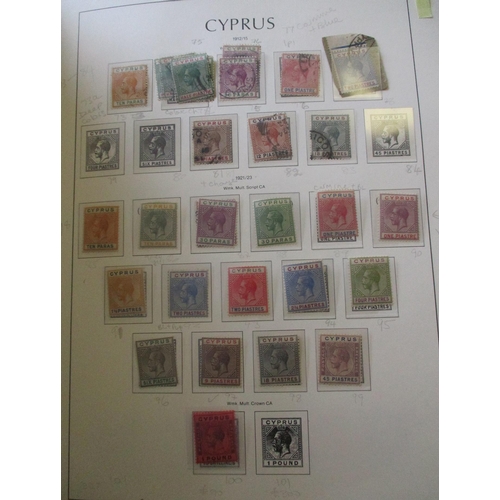 177 - Cyprus. Early to modern coln in ‘Leuchtturm’ album incl 1880 ovpts to 4d M/U, 1881 ½d on 1d U & FU, ... 