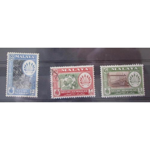 207 - Negri Sembilan. FU range on loose album pages with 1935-41 set to $5 (incl 6c grey), 1949-55 set to ... 