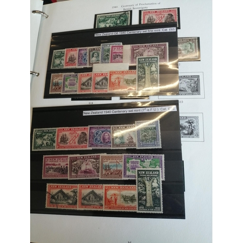 225 - New Zealand. Somewhat untidy QV-QEII coln in 2 vols and on loose leaves, cards etc. QV used range fr... 