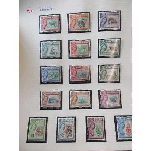 229 - North Borneo. Excellent UM range on loose album leaves incl 1939 set to $5, 1945 BMA ovpt set to $5,... 