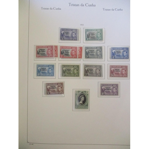 251 - Tristan da Cunha. 1952-1995 coln in Ka-Be album incl 1952 ovpt set to 10s UM, 1954 set to 10s M, 196... 