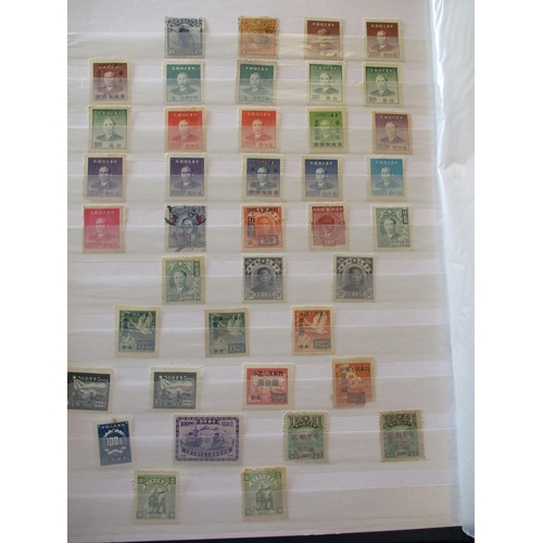 261 - China. Early to modern, mostly modern range in stockbook, UM/M/FU, nice seln incl 1900-06 20c, 30c, ... 