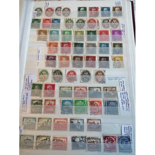 287 - Germany. Early-modern coln in 5 vols plus various envelopes, stockcards etc. Early used ranges from ... 