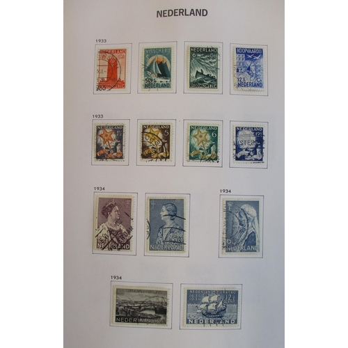 307 - Netherlands. Early to Modern M/U coln in two albums, from 1852 range of earlies, 1928 Olympics set t... 