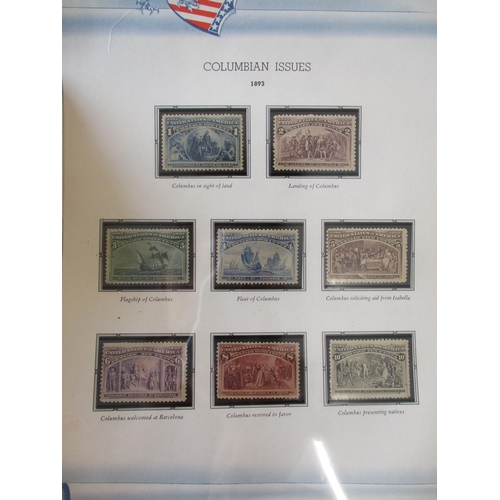 338 - United States of America. 1893 Columbus set to $5, complete (less Special Delivery 10c), M. (SG 235-... 