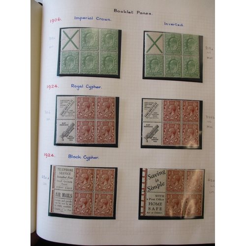 387 - KGV-KGVI excellent specialised predominantly UM & FU coln in album with various watermark differenti... 