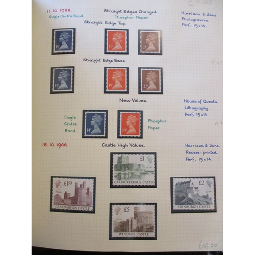 419 - Definitives. 1970-2007 coln of Defin issues in three albums incl hi-vals, MS’s & bklt panes. Face va... 