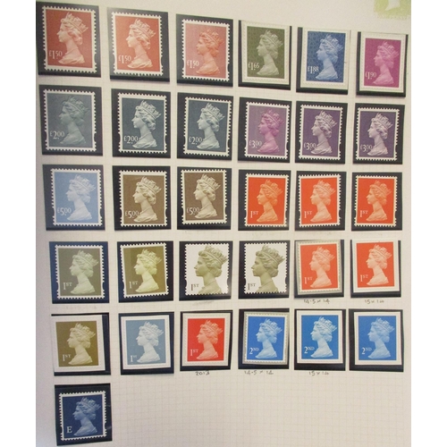 447 - Definitives. Small range on loose leaves & stockcards incl high-vals. Face value £187. (R)