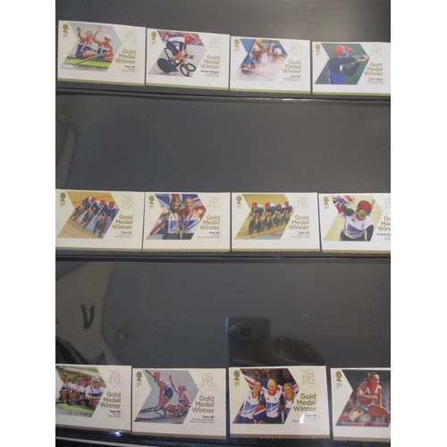 451 - 2012 Olympics. Complete coln in binder with Olympics (x6) and individual singles, Paralympic pairs a... 