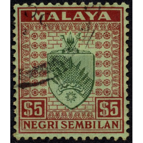 207 - Negri Sembilan. FU range on loose album pages with 1935-41 set to $5 (incl 6c grey), 1949-55 set to ... 