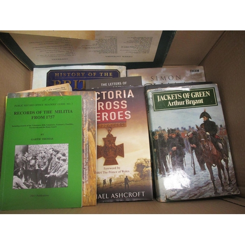 119 - Large range of military books/booklets including History of the British Army by Fortescue (10 Vols),... 