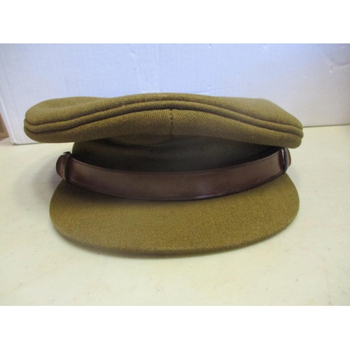 120 - Headdress range with Staff Officer's No 1 peaked cap (QEII) in Moss Bros box of issue, Deputy Lord L... 