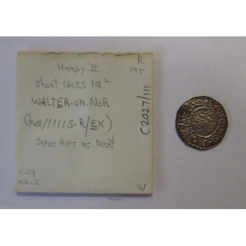 218a - Henry II. Short cross penny, class 1a2, good fine. (S.1343) (See photo) (Y)