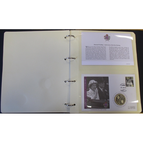 495 - 1991-2010 Westminster, Royal Mint etc collection in 7 albums with some loose, including History of W... 