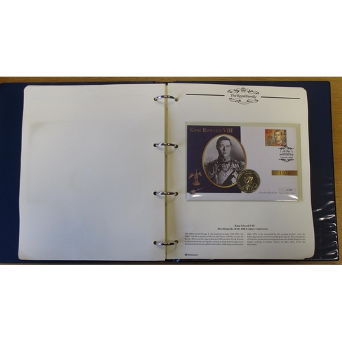 495 - 1991-2010 Westminster, Royal Mint etc collection in 7 albums with some loose, including History of W... 