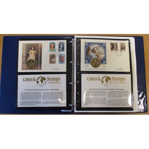 495 - 1991-2010 Westminster, Royal Mint etc collection in 7 albums with some loose, including History of W... 