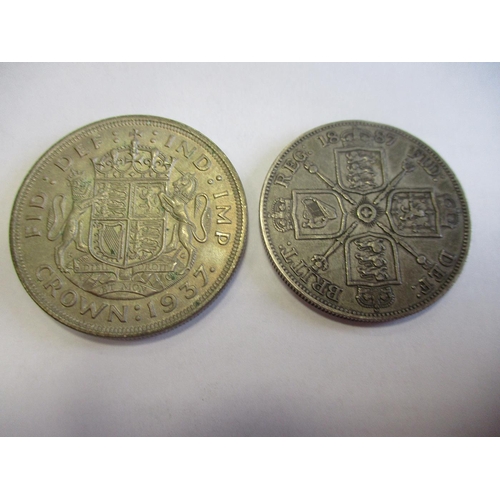 515 - All world accumulation in bags, strength in GB including 1937 crown, 1887 double florin, shilling 17... 