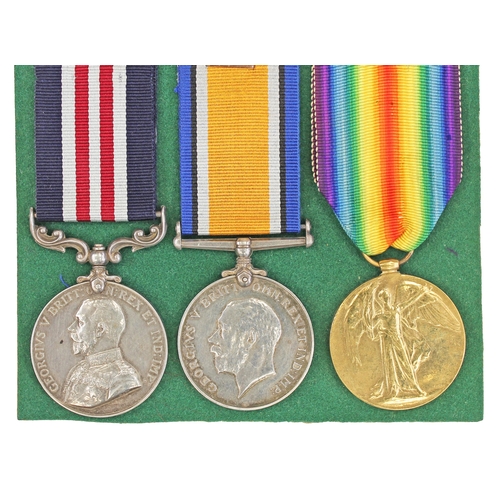 61 - WW1 Military Medal, BWM and Victory Medal to 3395 A.Sjt J. Hay R. Scots (351001 Pte-L.Cpl J. Hay 6/R... 