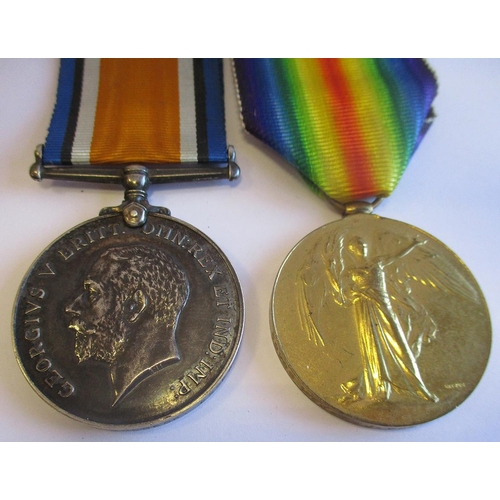 69 - WW1 BWM & Victory Medal pairs to:
1. 50209 Pte S.J. Colbeck Essex R.
2. 62187 Pte B. Hudson K.O.Y.L.... 