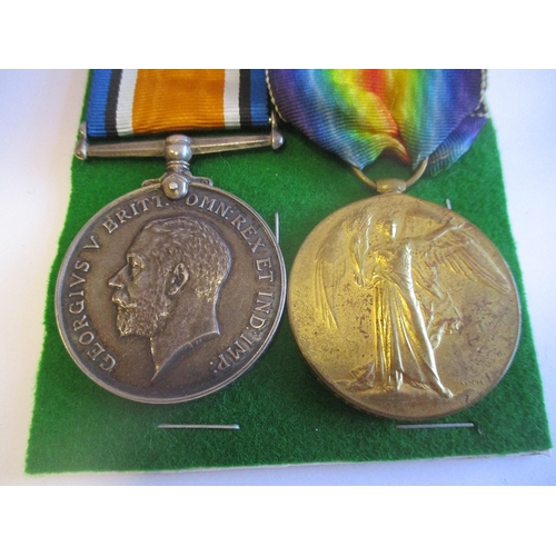 69 - WW1 BWM & Victory Medal pairs to:
1. 50209 Pte S.J. Colbeck Essex R.
2. 62187 Pte B. Hudson K.O.Y.L.... 