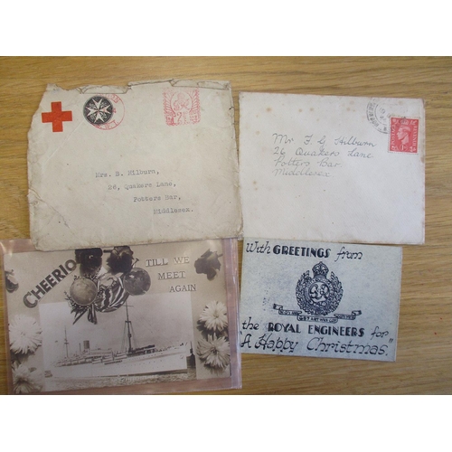 72a - Arnhem POW interest range of documents etc to 4031474 Sgt Jack Frank Hilburn Glider Pilot Regiment w... 