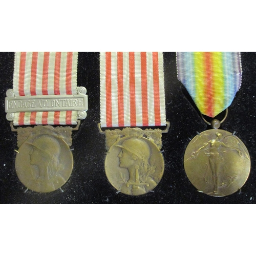 77 - Belgium. Collection of Belgian and French medals awarded to Colonel Armand Hopas, medals include Bel... 