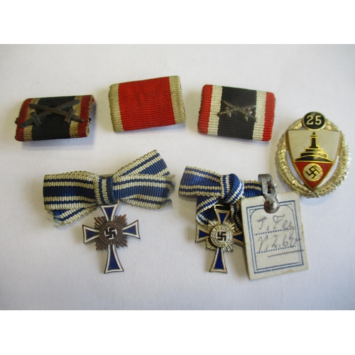 82 - Germany. Third Reich range with War Merit Cross with swords Second Class (2), Westwall Medal (2), Wa... 