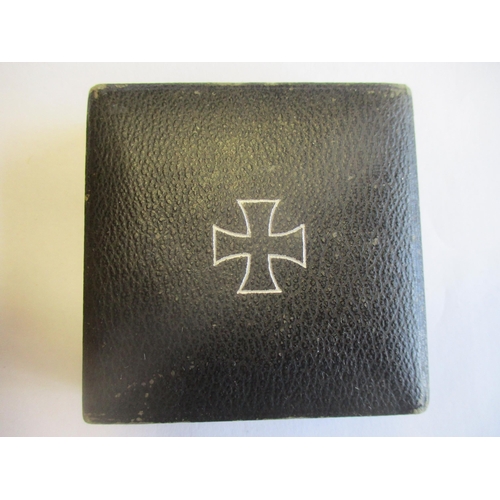 90 - Germany. Third Reich 1939 Iron Cross First Class, pin back, pin stamped 7, hook squashed, very fine ... 