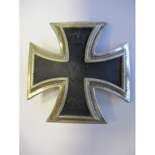 98 - Germany. 1914 Iron Cross First Class pin back, vaulted,  good very fine. (Y)