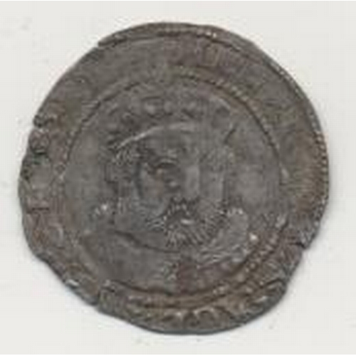 219a - Edward VI. Henry VIII posthumous coinage groat, Southwark mint, bust 5, mintmark -/E very fine, with... 