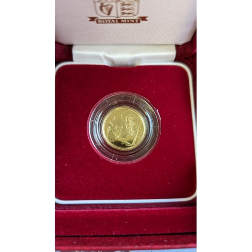 368 - Investment Gold Lot - 2007 Half-sovereign boxed proof FDC. (Y)