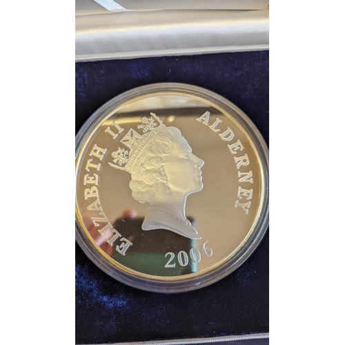 479 - 2006 £50 silver proof FDC, Her majesty Queen Elizabeth II eightieth birthday silver kilo coin (½B)