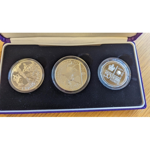 502 - Range of silver proof cased sets FDC, with Alderney 2005 £50 HRH Prince Henry of Wales, GB 2002 The ... 