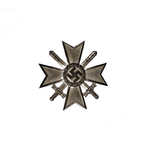 94 - Germany. Third Reich War Merit Cross with swords First Class, pin stamped 84, minor plate loss to sw... 