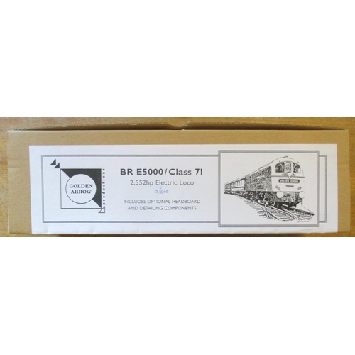 632 - Golden Arrow Productions. OO Gauge hand built limited edition 4-0-4 BR E5000/Class 71 locomotive No.... 