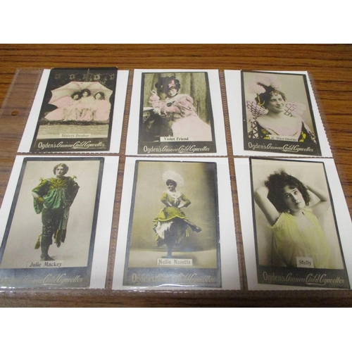 100 - Ogdens. Guinea Gold range of mainly actresses in plastic sleeves in generally good condition incl Co... 