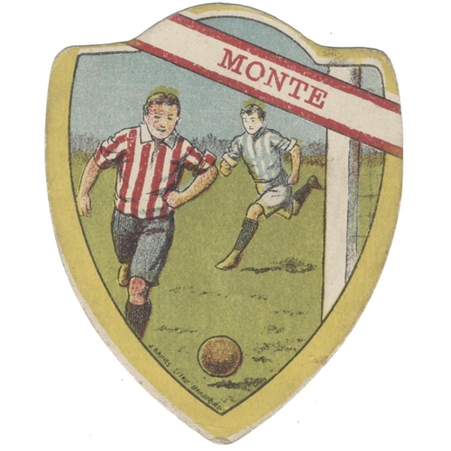 12 - J. Baines. Collection of c.1920s shield type football cards generally good to very good with Glossop... 