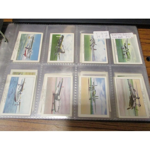 122 - Collection of mainly complete sets in an album, generally mixed condition, including Adkin 1924 Butt... 