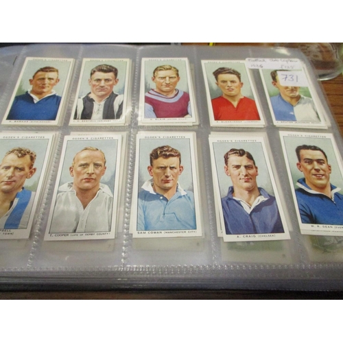 131 - Modern album of complete sets in mixed condition including Major Drapkin 1928 The Sporting Game of S... 